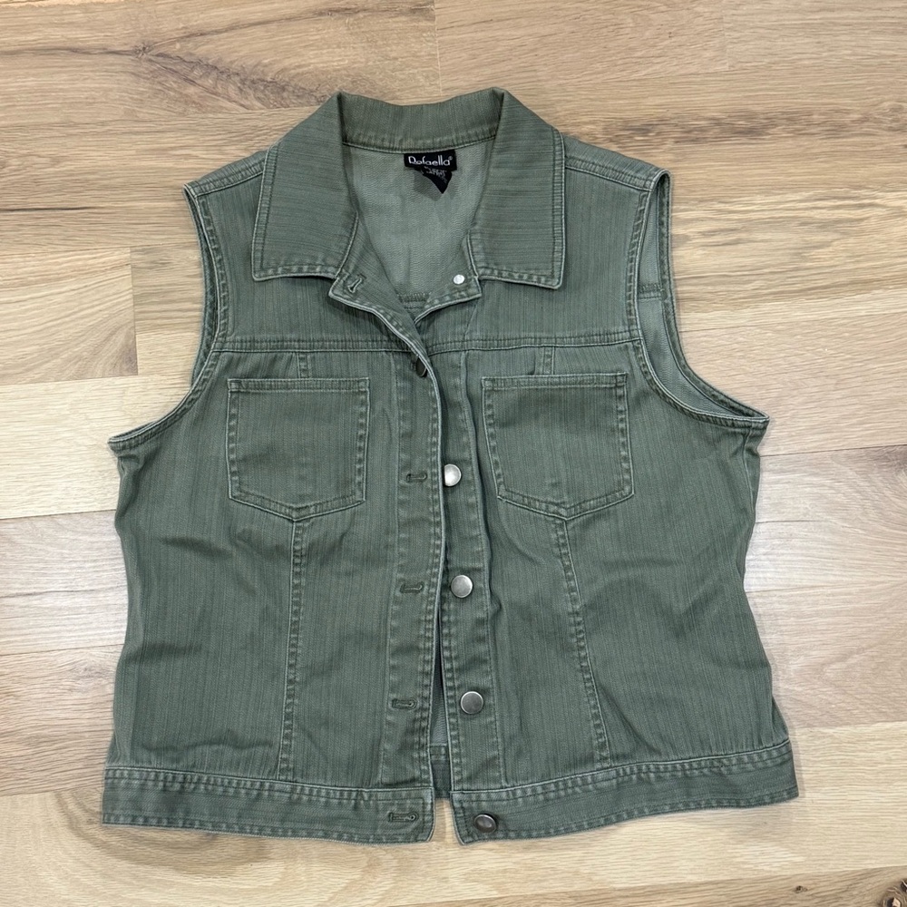 Rolling Stones Army Green Vest - Picture 2 of 3